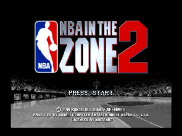 NBA in the Zone 2 (Japan) screen shot title